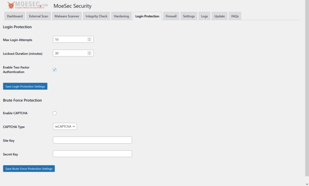 Login-Protect-2FA-Brute-Force-Recaptcha