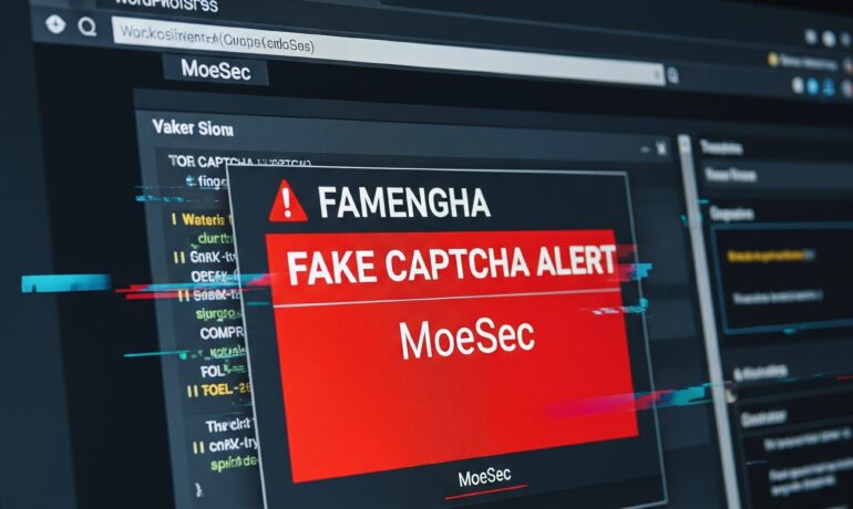 fake cloudflare captcha