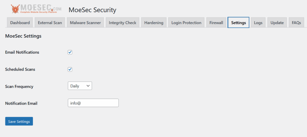 Settings & Notifications